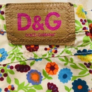 Dolce & Gabbana Floral Button-Closure Skirt